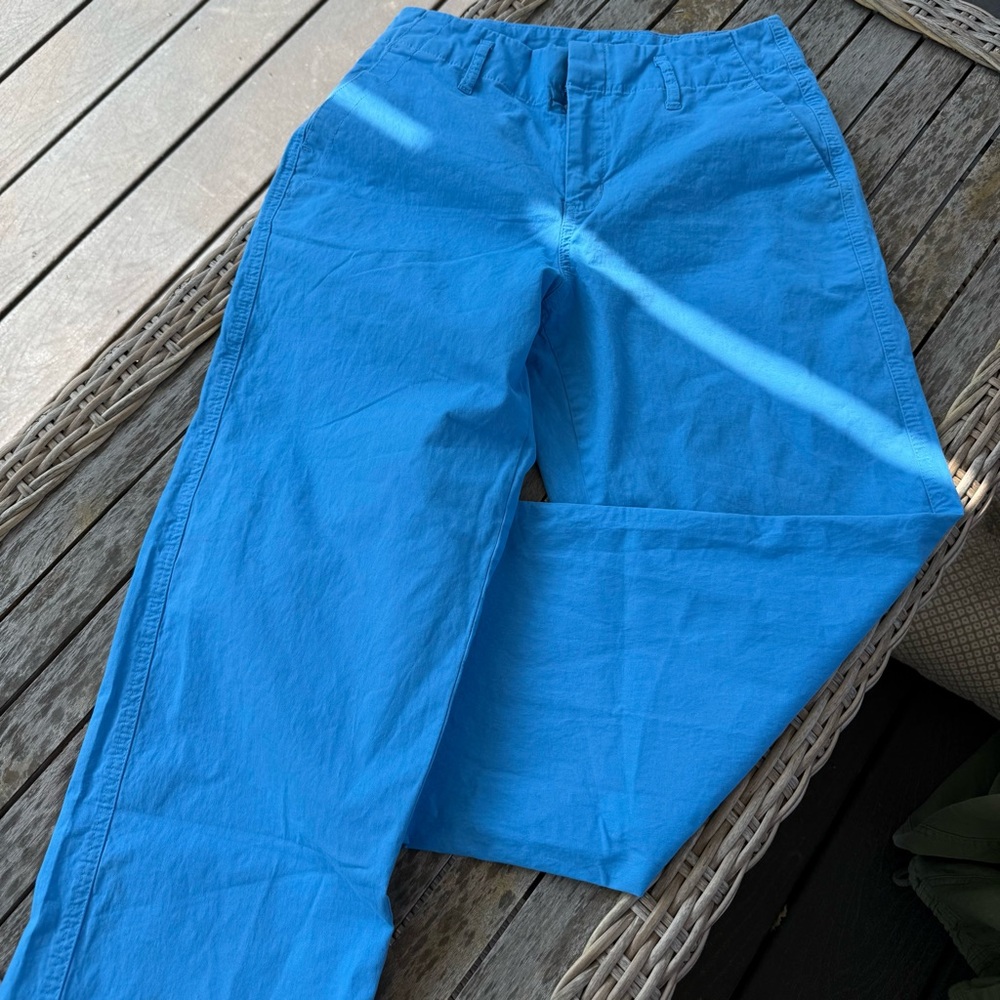 a new day Bright Blue Cropped Pull-On Pants